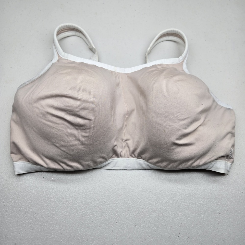 Natori Women Sports Bra 40DD‎ Beige T Shirt Underwired Yogi Contour Convertible